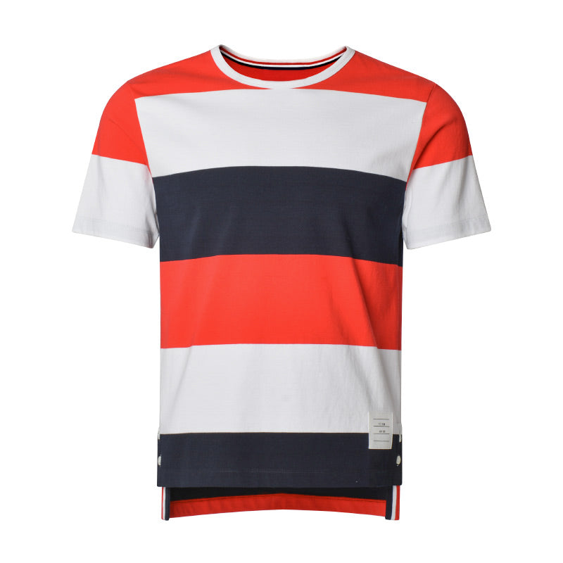 Men's striped short-sleeved T-shirt THOM TREND