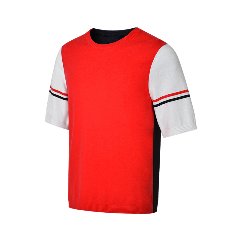 Colorblock crew neck T-shirt THOM TREND