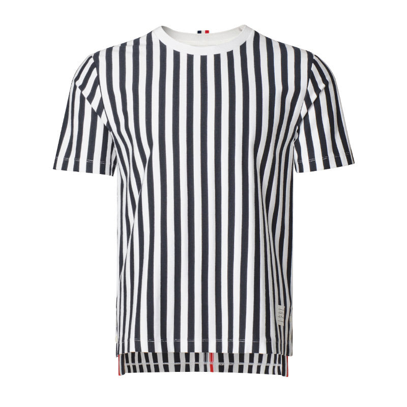 Unisex vertical striped T-shirt THOM TREND