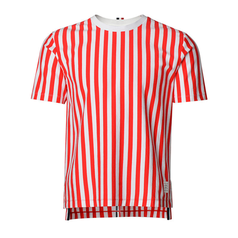 Unisex vertical striped T-shirt THOM TREND