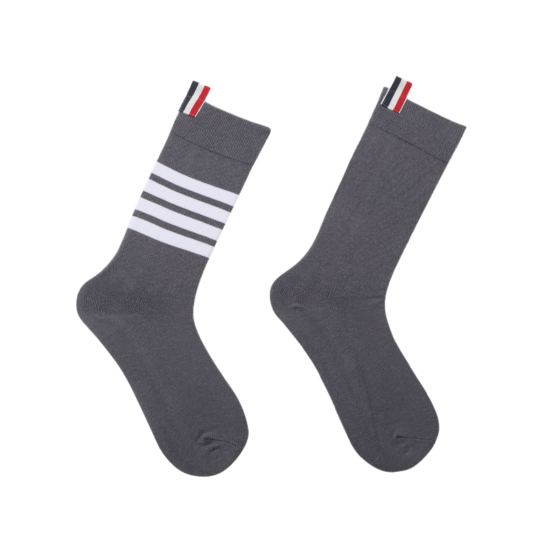 Classic 4-bar cotton socks THOM TREND