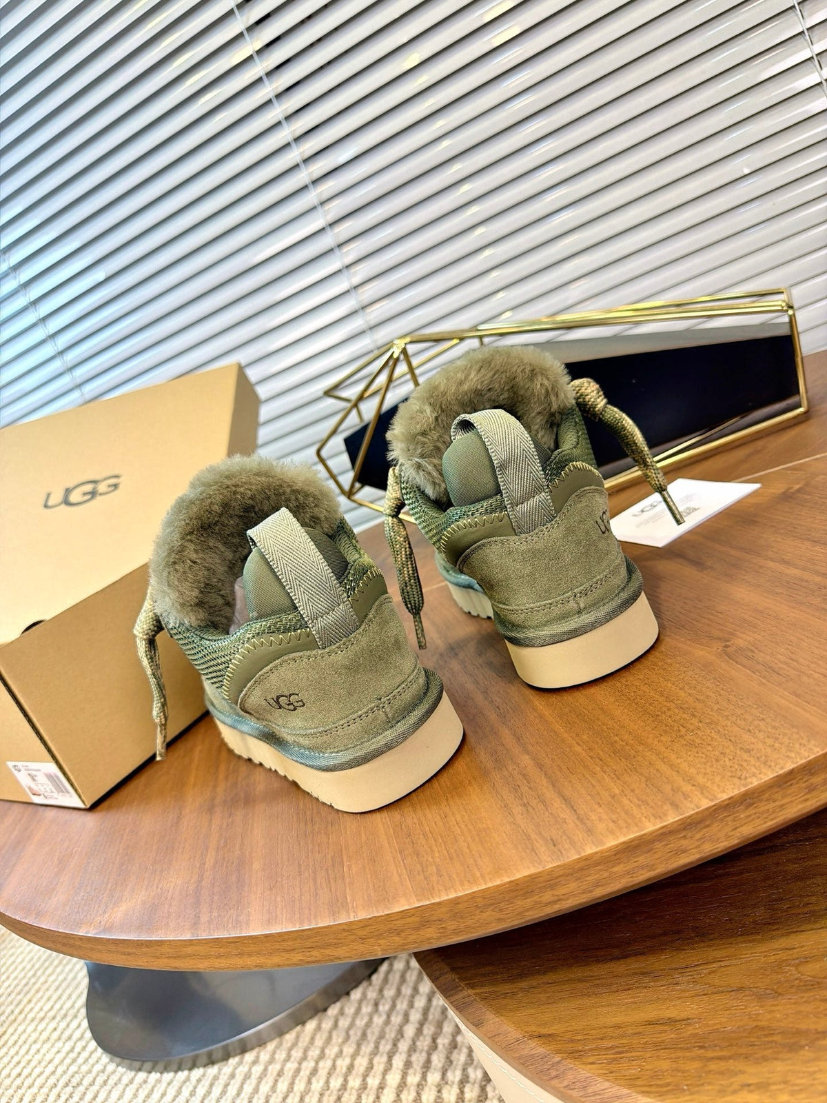 UGG Sage Mel Suede Mesh Low-Top Shoes - product view 7