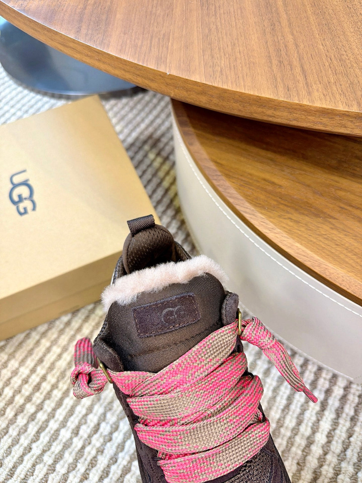 UGG Mauve Mel Suede Mesh Low-Top Shoes - product view 8