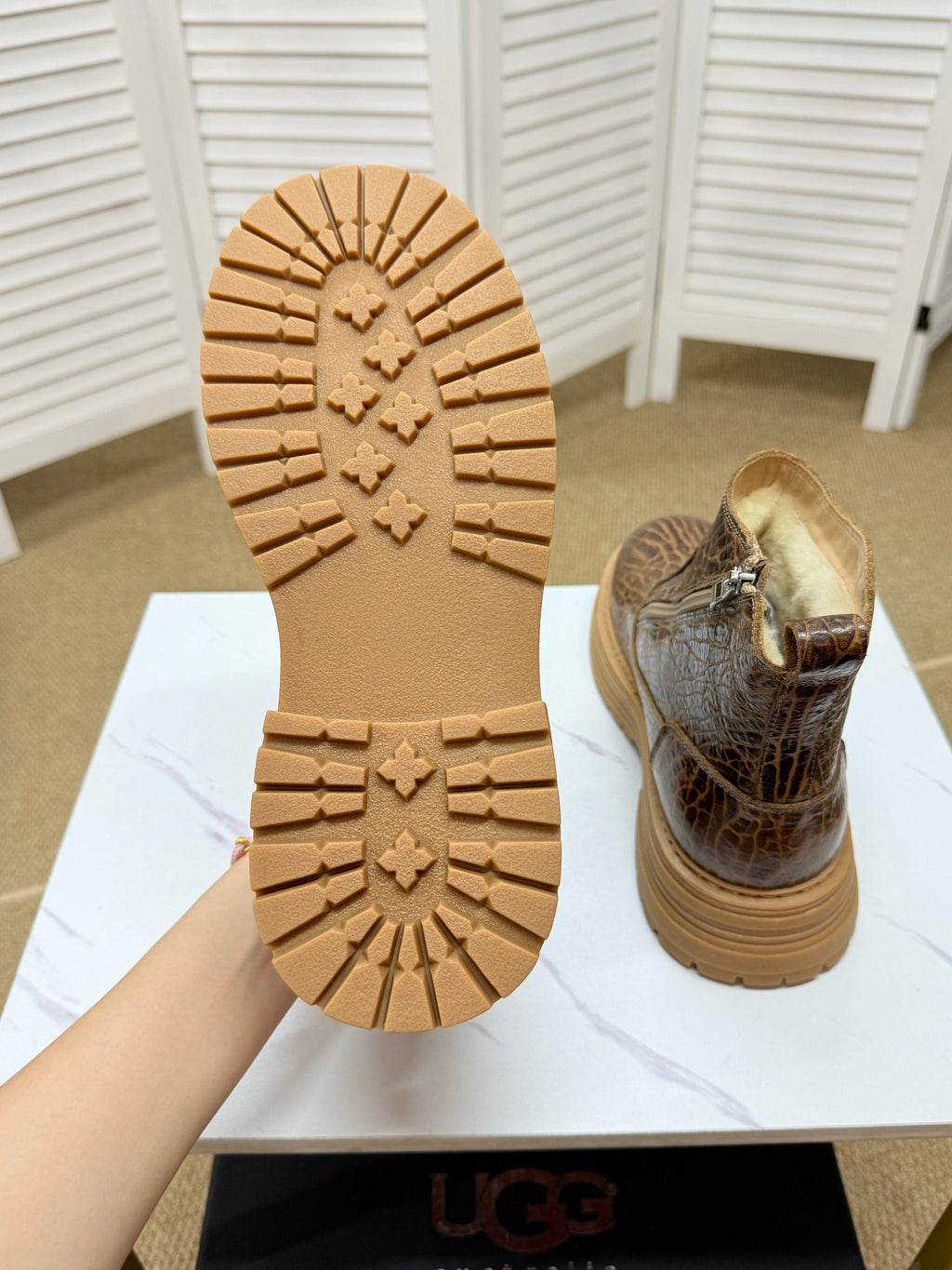 UGG Leopard Suede Chelsea Boots - product view 7