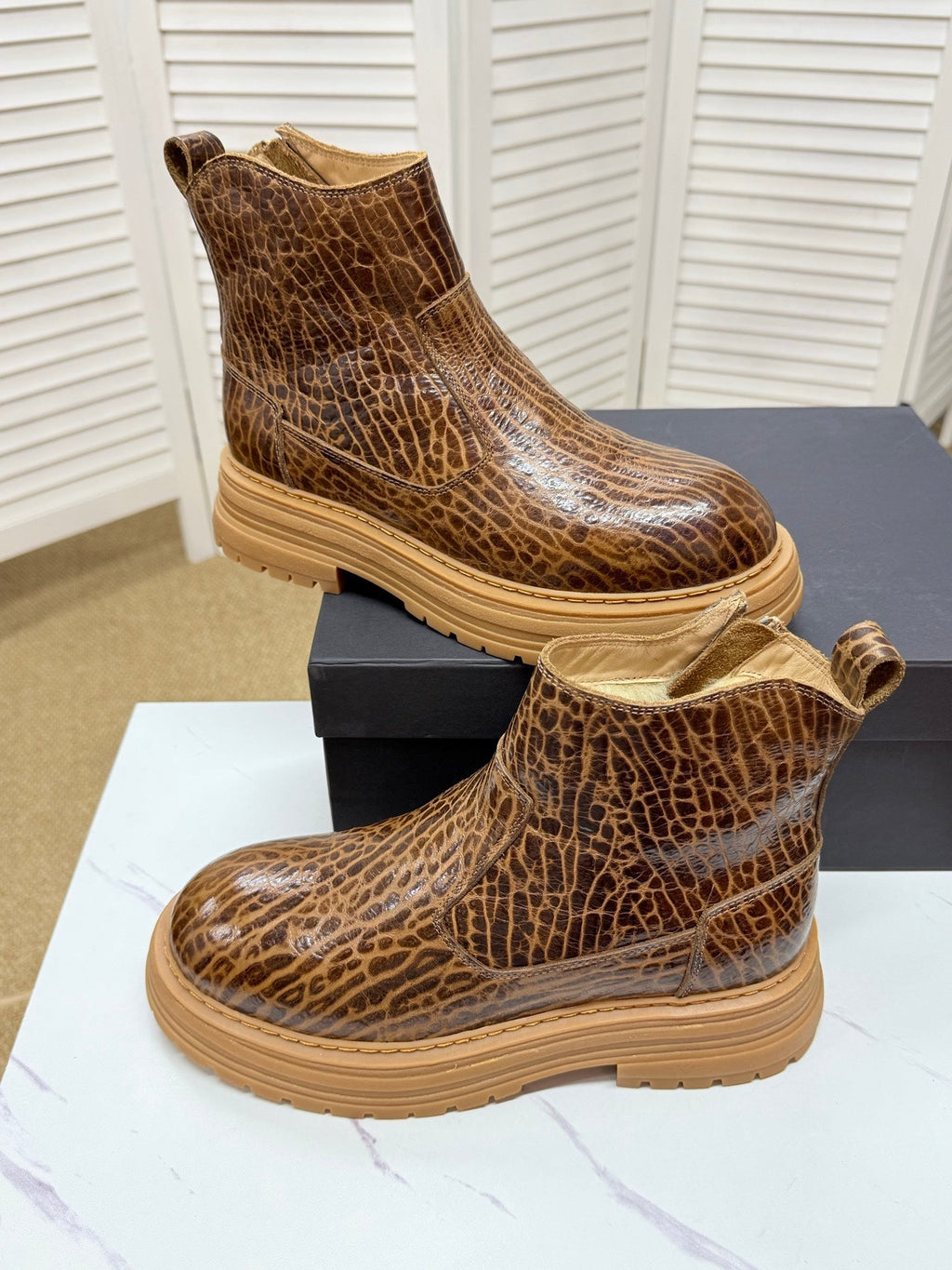 UGG Leopard Suede Chelsea Boots - product view 9