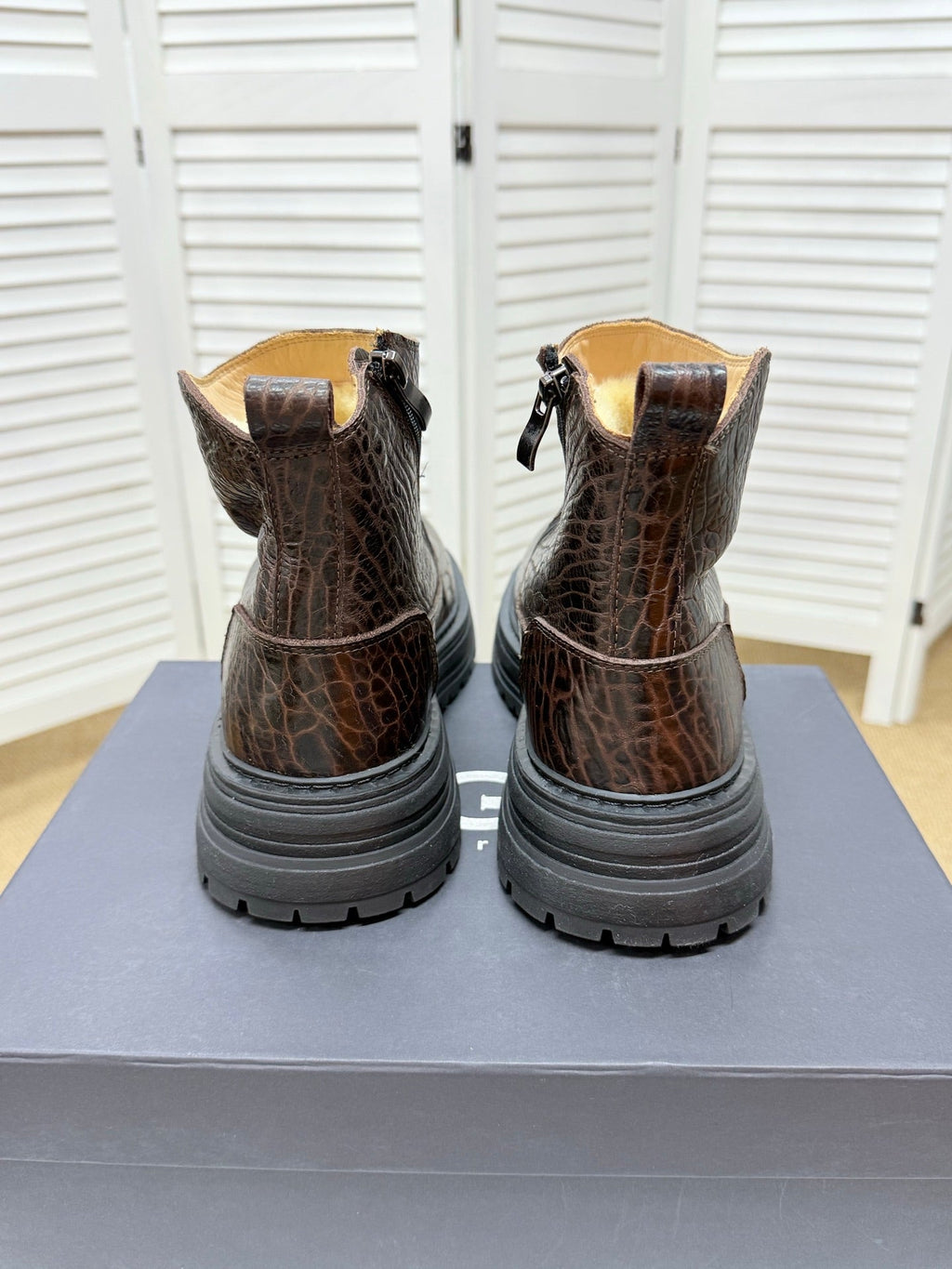 UGG Dark Brown Leather Chelsea Boots - product view 8
