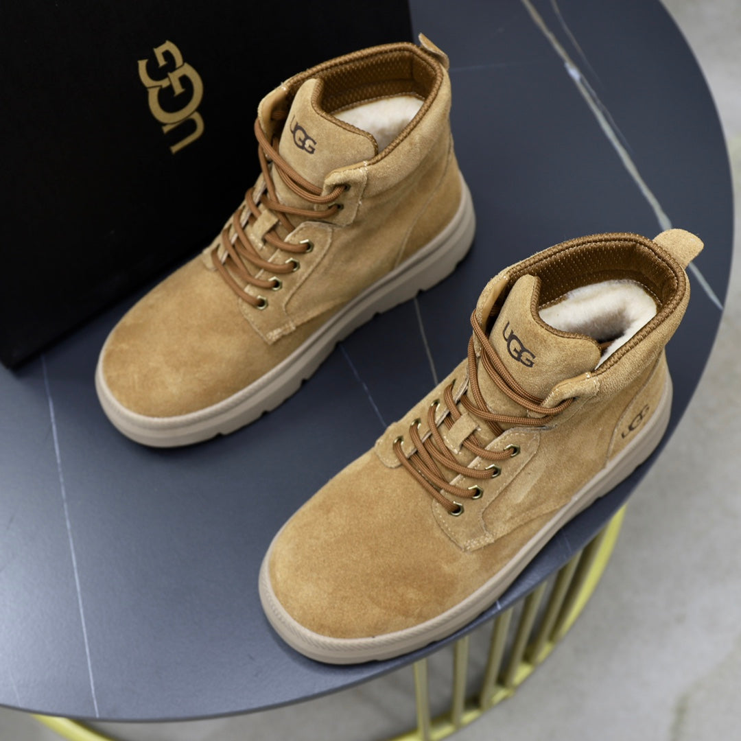 UGG Sand Nubuck Lace-Up Winter Boots - product view 3