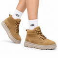 UGG Sand Nubuck Lace-Up Winter Boots - side-angle hero view
