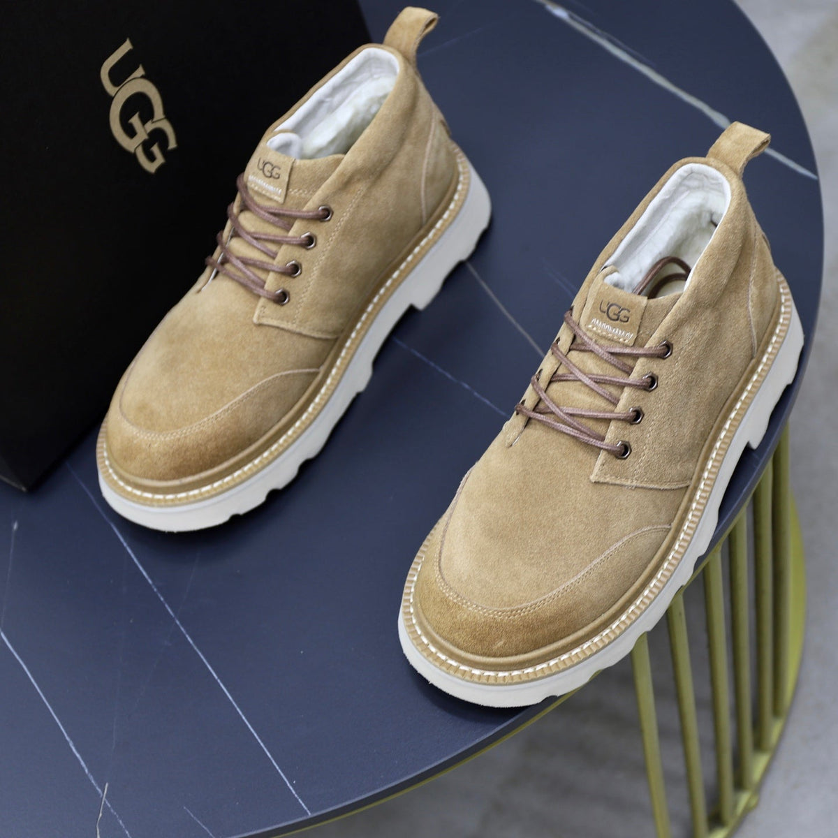 UGG Sand Suede Lace-Up Casual Shoes - product view 3
