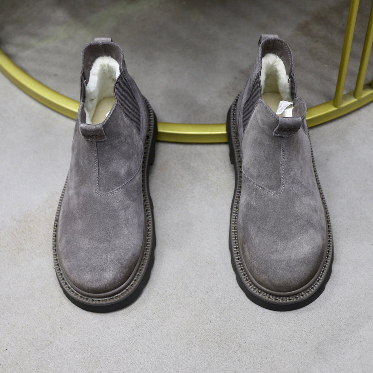 UGG Gray Suede Chelsea Casual Shoes - product view 4