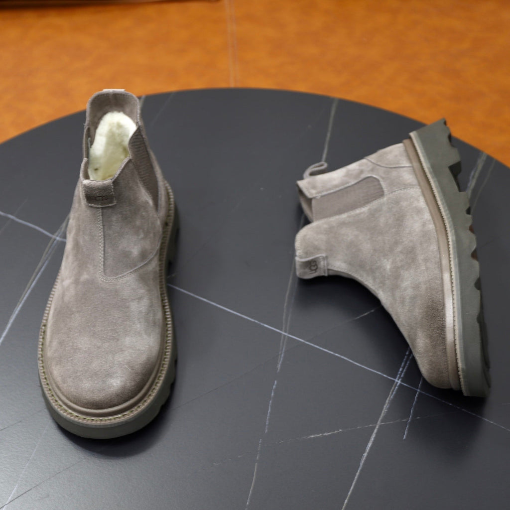 UGG Gray Suede Chelsea Casual Shoes - product view 7