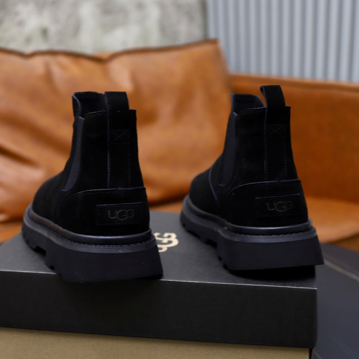 UGG Black Suede Chelsea Casual Shoes - product view 5