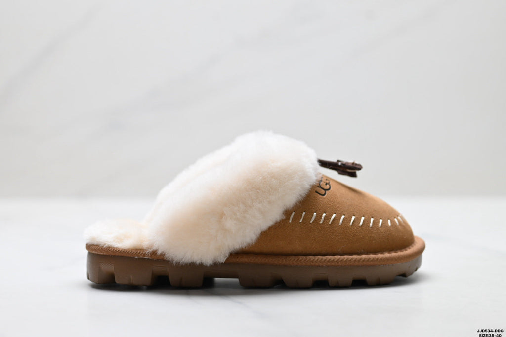 UGG Slipper Evolution Shearling Closed-Toe Slippers - product image 2