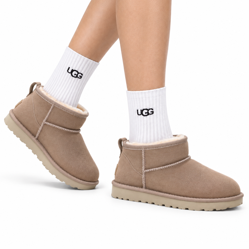 UGG Classic Ultra Mini Platform Ankle Boots - side-angle hero image
