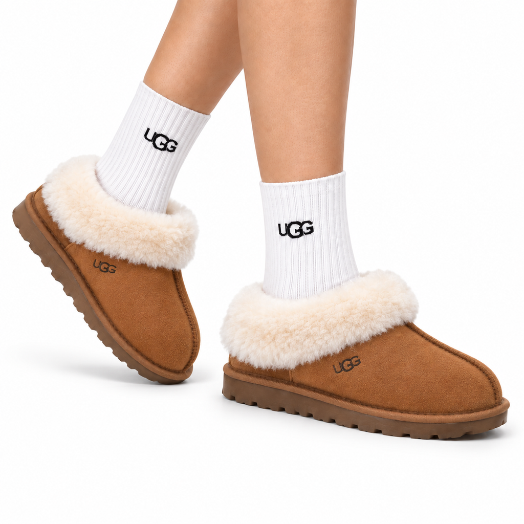 UGG Scuffette II Shearling Slippers - side-angle hero image