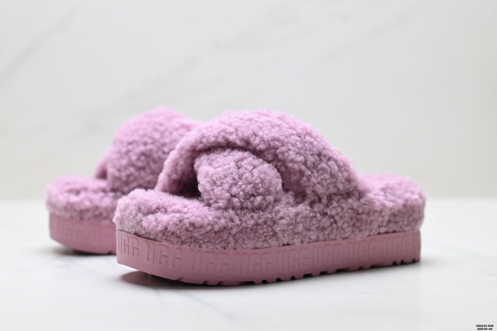 UGG Slipper Evolution Fluffy Platform Slides - product image 5