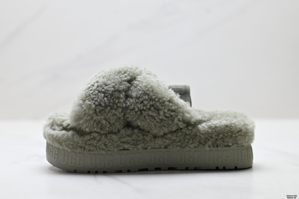 UGG Slipper Evolution Fluffy Platform Slides - product image 4