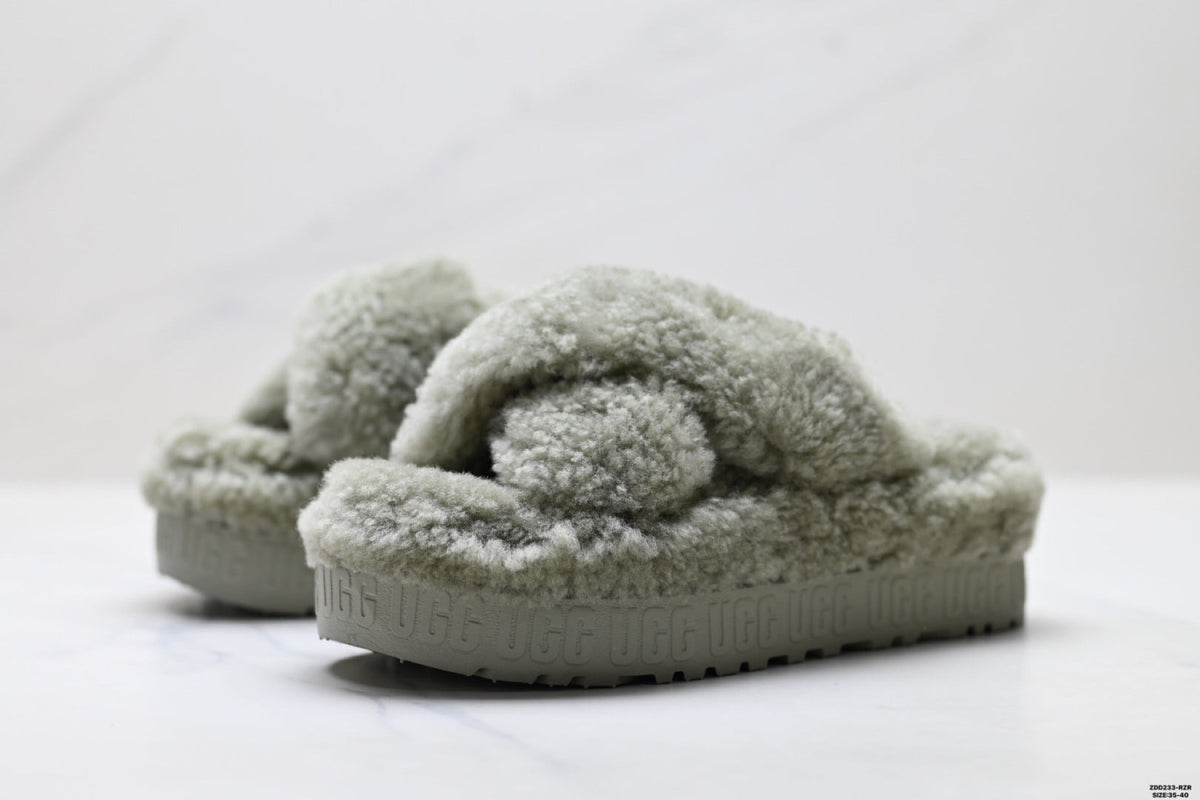 UGG Slipper Evolution Fluffy Platform Slides - product image 5