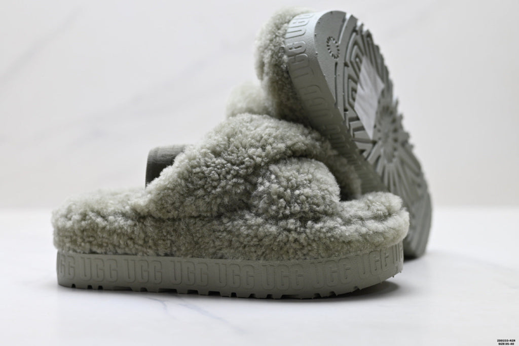 UGG Slipper Evolution Fluffy Platform Slides - product image 6