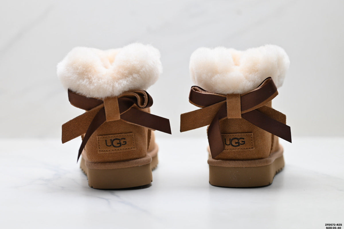 UGG Classic Ultra Mini Bow Ankle Boots - product image 7