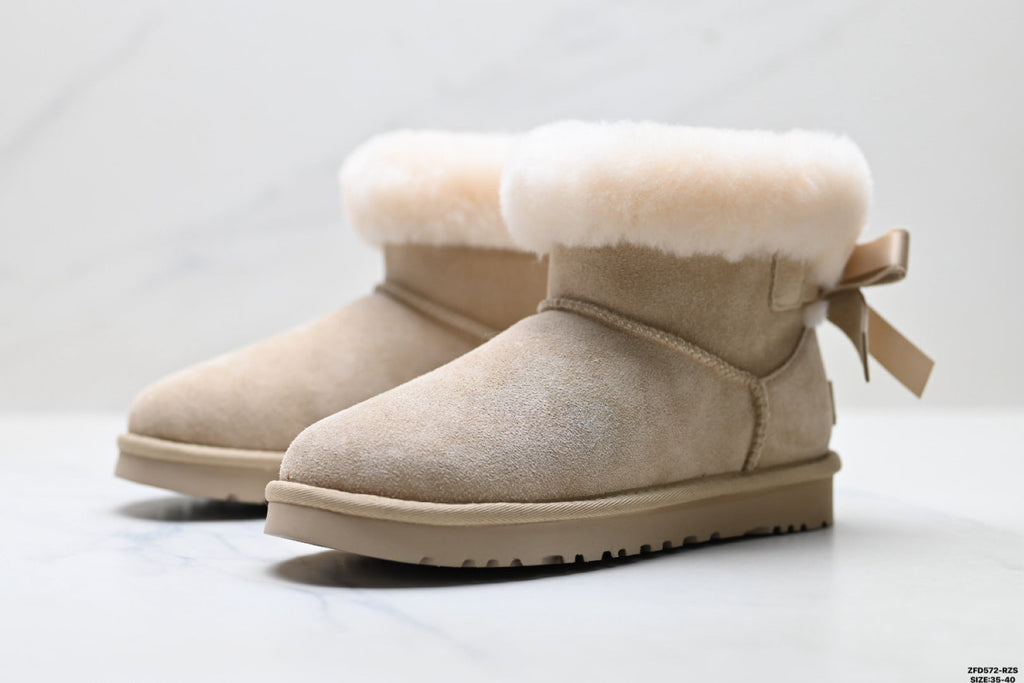 UGG Classic Ultra Mini Bow Ankle Boots - product image 5