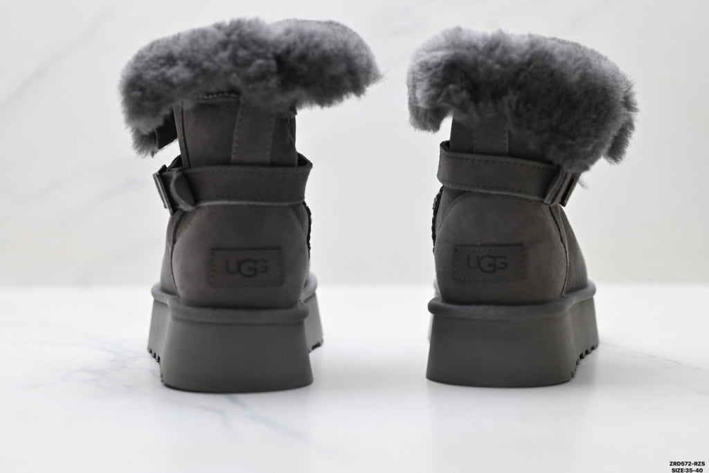 UGG Classic Mini Heritage Fluff Buckle Boots - product image 7