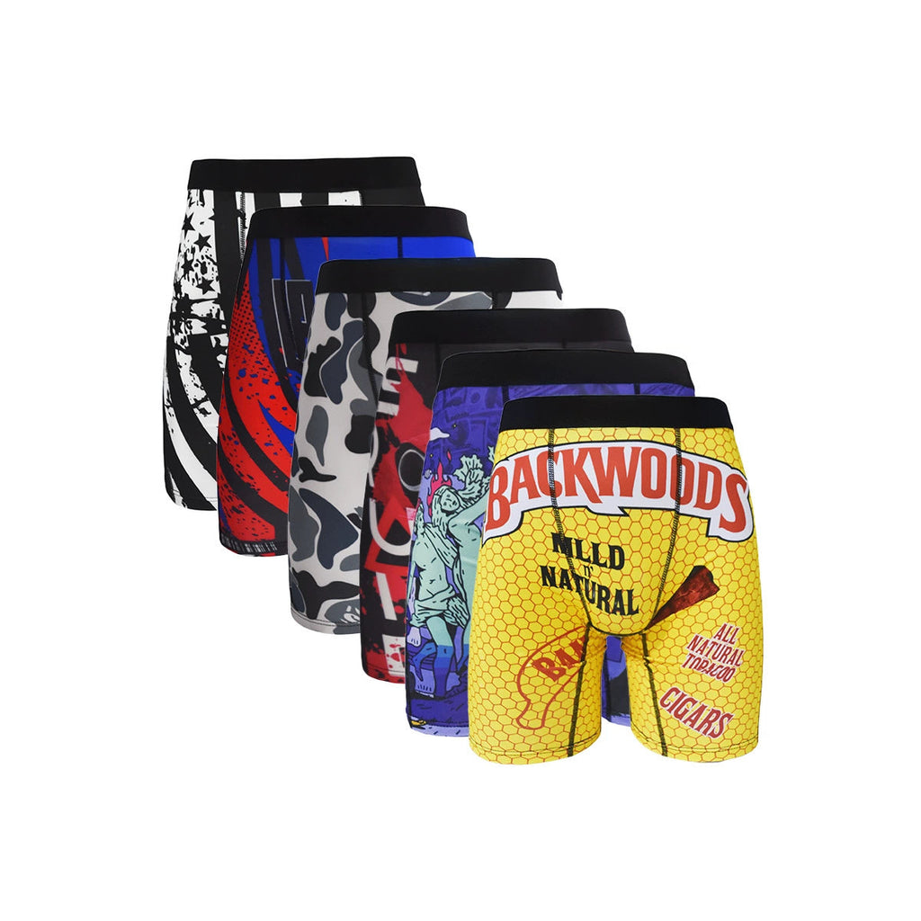 PSD Style Men’s Seamless Print Athletic Boxer Briefs product image 2
