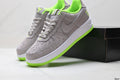 Nike Air Force 1 Low Gray Volt Unisex Sneakers Style 15 main angled pair view