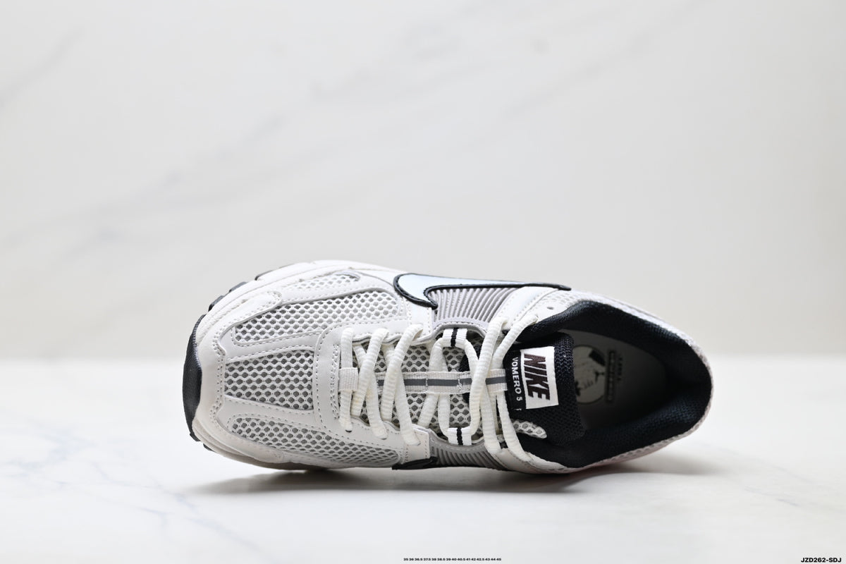 Nike Running Sneakers White Black Gray Unisex Style 45 detail view 3