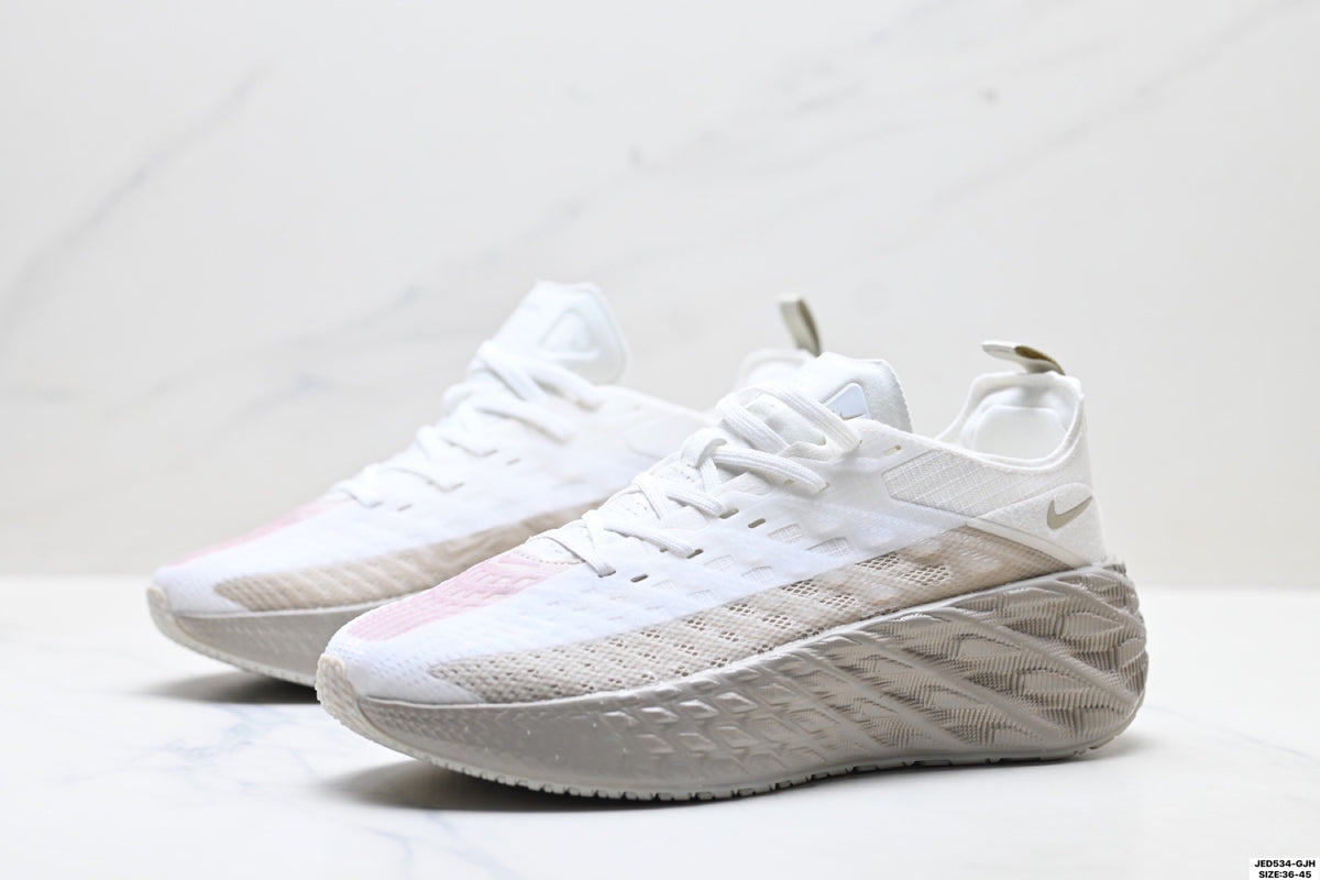 Nike Running Sneakers White Gray Unisex Style 10 detail view 5