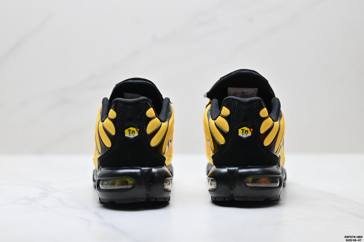 Nike Running Sneakers Yellow Black Unisex Style 38 detail view 7