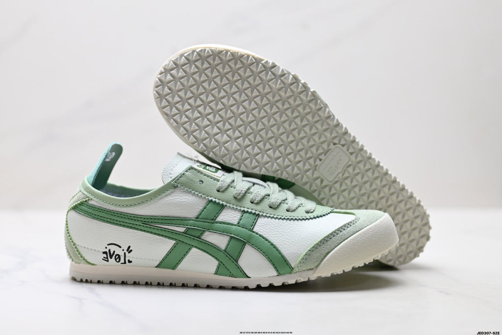 Onitsuka Tiger Retro Low Top Mint Green Unisex Shoes Style 12 detail view 6