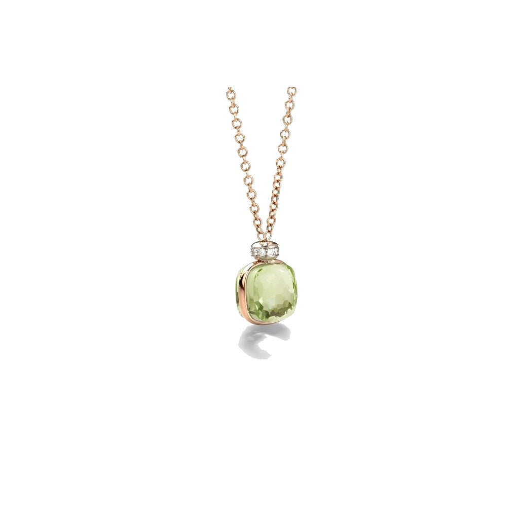 Pomellato Style Perfume Bottle 18K Gold-Plated Necklace front product view