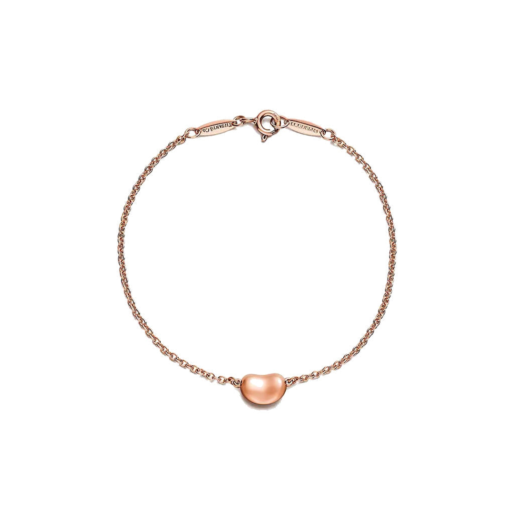 Tiffany Style Bead 18K Gold-Plated Bracelet front product view