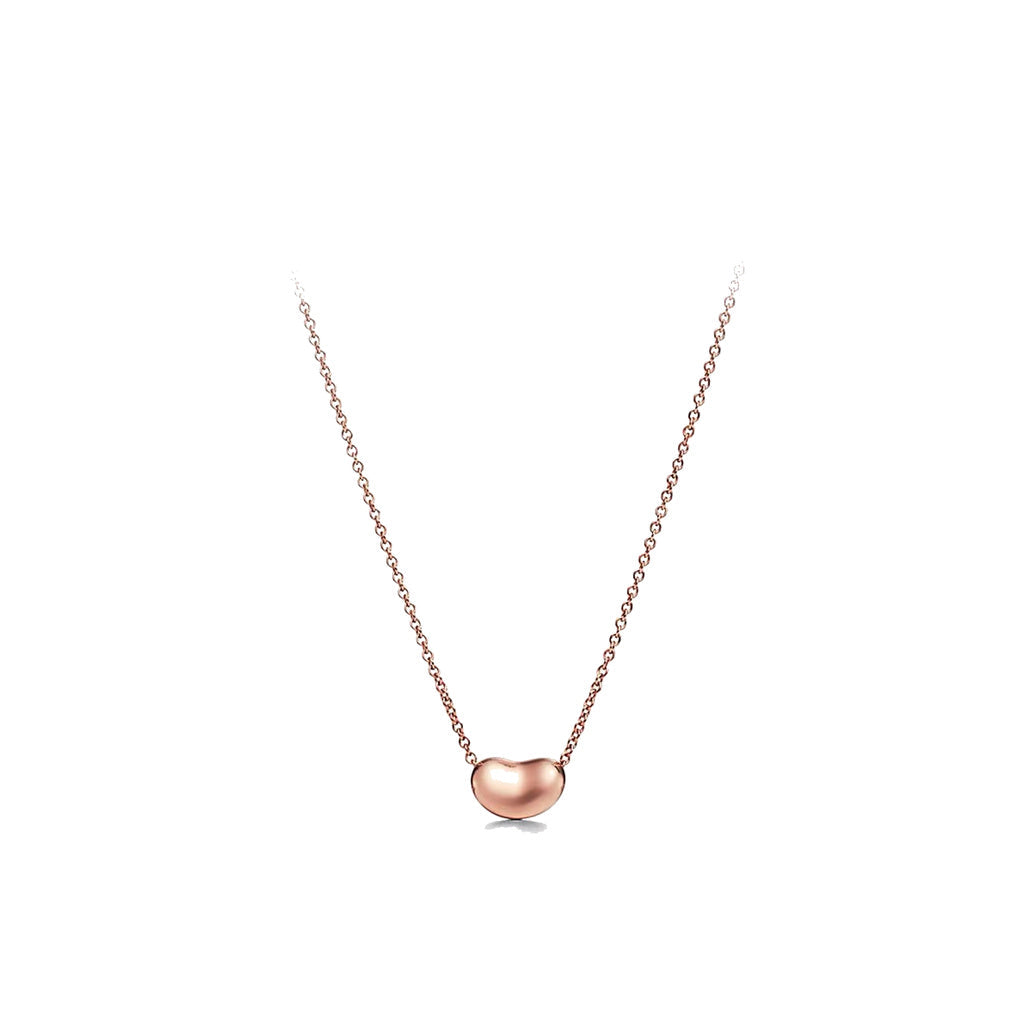 Tiffany Style Bead 18K Gold-Plated Necklace front product view