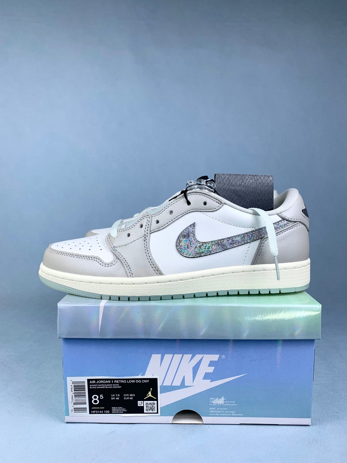 Air Jordan 1 Low Year of the Snake Limited Edition Unisex Sneakers HF3144-100 detail view 2
